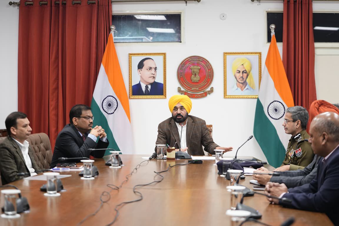 ਮੁੱਖ ਮੰਤਰੀ ਭਗਵੰਤ ਸਿੰਘ ਮਾਨ ਦਾ ਸਪੱਸ਼ਟ ਸੁਨੇਹਾ:ਪੰਜਾਬ ਵਿੱਚ ਅਮਨ ਕਾਨੂੰਨ ਦੀ ਰਾਖੀ ਲਈ ਸਖ਼ਤ ਵਿਵਸਥਾ ਜਾਰੀ ਰੱਖੀ ਜਾਵੇ